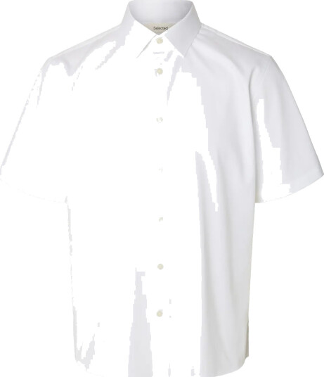 Selected Homme Regular Performance Short Sleeve Shirt Hvit XL