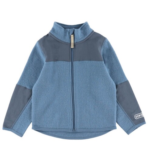 Voksi Fleecejakke Merinoull Blue Bell 74 80
