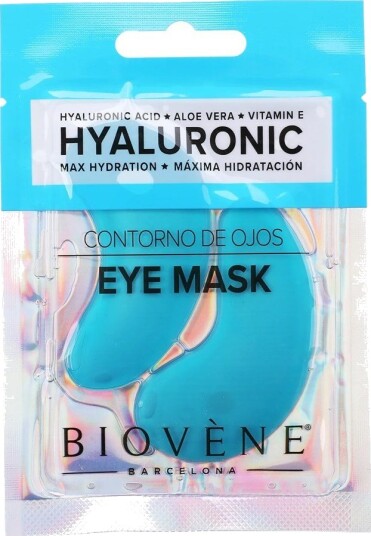 Biovène HYALURONIC ACID Max-Hydration Eye Pad Mask with Aloe Vera and