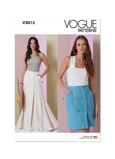 Vogue 2013 - Skjørt U5 (16-18-20-22-24)