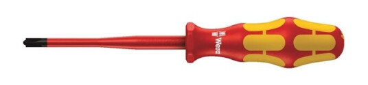 Wera 165 iSS PZ/S VDE Isolert Sporskrutrekker 80 mm - Rød/Gul Wera 165 iSS PZ/S VDE Isolert Sporskrutrekker 80 mm - Rød/Gul