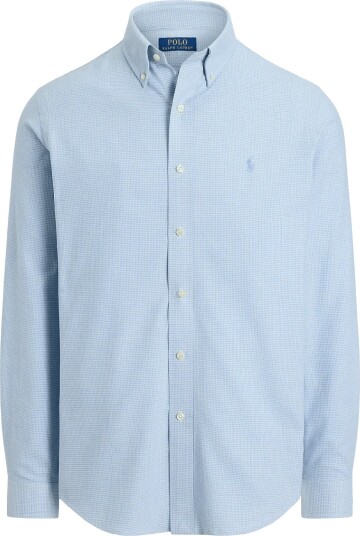 Polo Ralph Lauren Custom Fit Performance Twill Shirt 7374A BLUE HYACIN XS