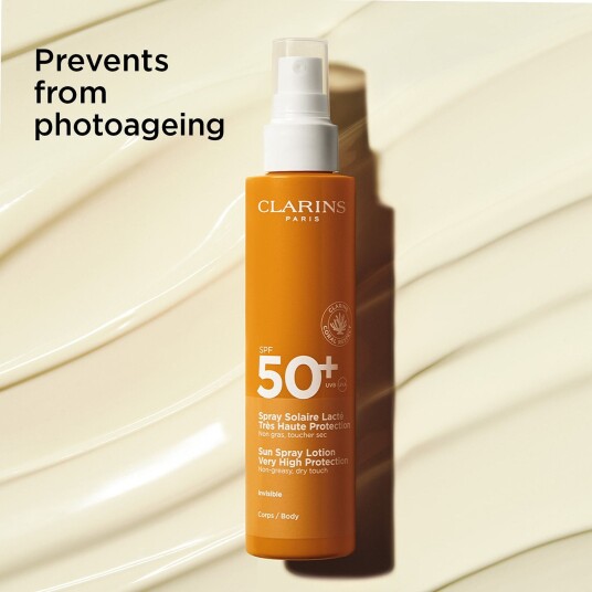 Clarins Milky Sun Spray Lotion SPF50+ 150ml Solkrem for Kroppen