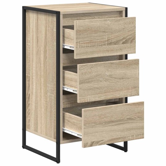 Serviesskap med skuff Sonoma 42 x 36 x 75.5 cm Konstruert tre