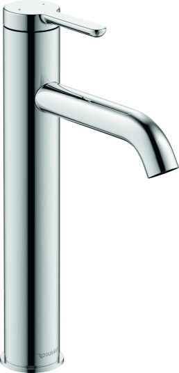 Duravit C.1 1-greps Servantbatteri L Uten bunnventil, Krom Duravit C.1 1-greps Servantbatteri L Uten bunnventil, Krom