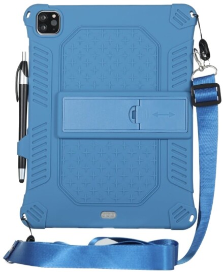 Trolsk Silikondeksel med Stropp (iPad Pro 11/Air 5/Air 4) Blå