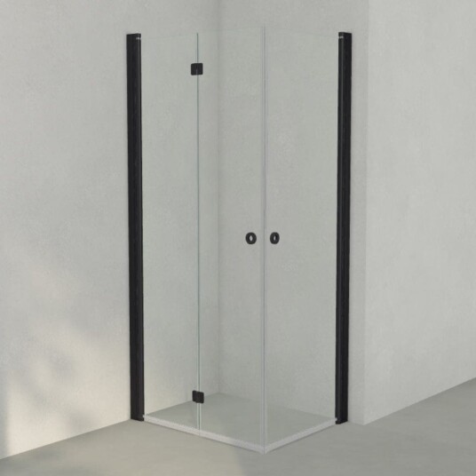 INR Iconic Nordic Rooms Dusjhjørne Linc 66 Flex Original Svart Matt / 90x70cm Høyre Hengslet INR Iconic Nordic Rooms Dusjhjørne Linc 66 Flex Original Svart Matt / 90x70cm Høyre Hengslet