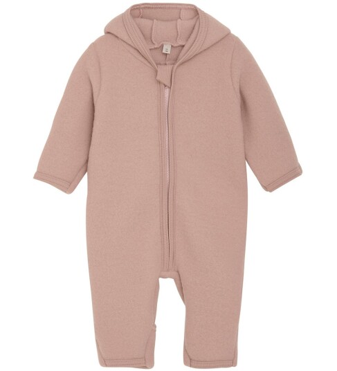 HUTTEliHUT ullfleecedress med ører S Mahogany Rose HUTTEliHUT ullfleecedress med ører S Mahogany Rose