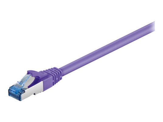 Goobay Nettverkskabel Rj-45 Hann Til Rj-45 Hann 7.5 M Sftp Pimf Cat 6A Halogenfri Formstøpt Uten Hindringer Purpur