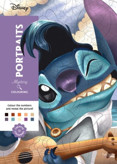 Mystery Colouring Portraits Reveal iconic Disney characters with colour by number Mystery Colouring Portraits Reveal iconic Disney characters with colour by number