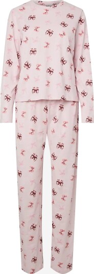 Pieces Pcnaya Xmas Ls Nightwear Set Jrs - LIGHT LILAC - XS