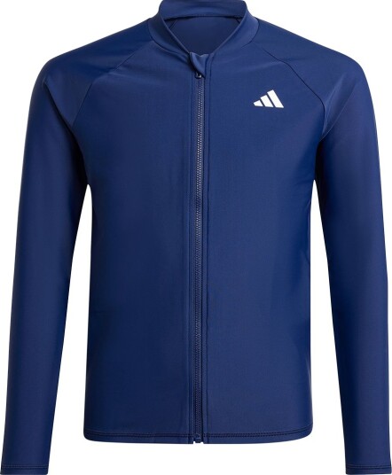 Adidas Performance Badetop Rashgd LS Dkblå/Selubl Adidas Performance 5 år 110 Badetøy Hvit