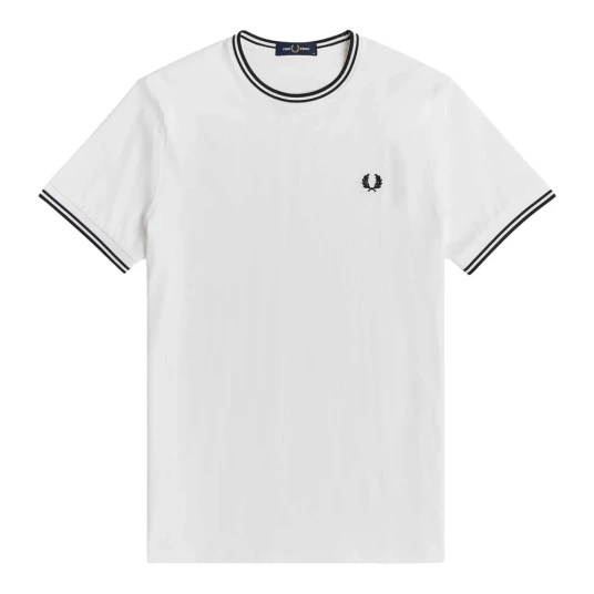 Fred Perry Herre Topper Hvit L,