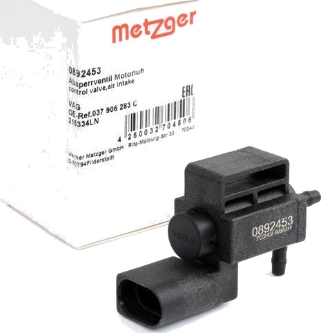 Ventil, luftstyring-sugeluft METZGER 0892453