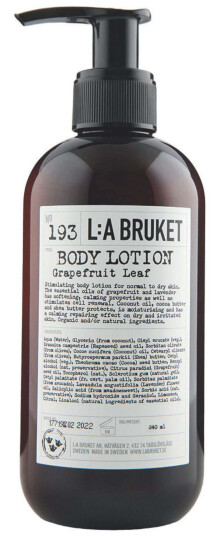 L:A Bruket 193 Bodylotion Grapefruit Leaf 250ml L:A Bruket 193 Bodylotion Grapefruit Leaf 250ml