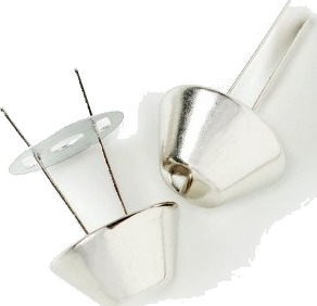 Prym Veskeføtter Metall Sølv Ø15mm 4 stk