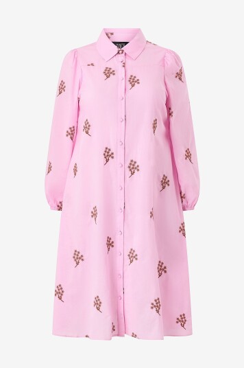 ZOEY   Skjortekjole Leah Dress   Rosa
