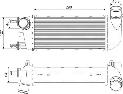 Intercooler VALEO 818582