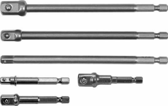 Yato Yato Hex Adapter To Sockets Set 6 Pcs. (1/4 ", 3/8", 1/2 ") Yt-04629
