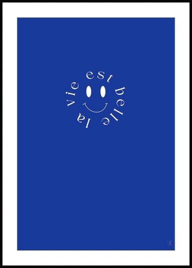 SMILE Poster Plakat / 30x40cm