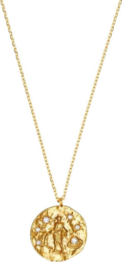 Orelia Aquarius Zodiac Necklace Orelia Aquarius Zodiac Necklace