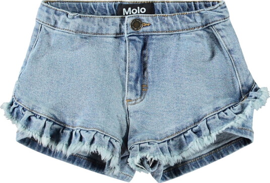 Molo Shorts Denim Agnetha Vasket med nødstilfeller Molo 9 år (134) Shorts Blå