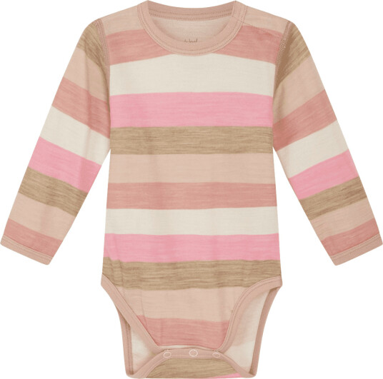 Hust&Claire ull Hust & Claire Baloo body ull/bambus striper Rose Cloud (68) 68 Hust&Claire ull Hust & Claire Baloo body ull/bambus striper Rose Cloud (68) 68