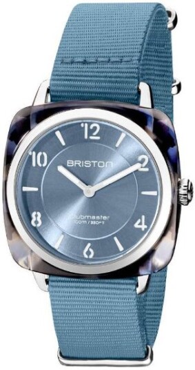Briston Dameklokke 21536 SA UB 25 NIB Clubmaster Blå/Tekstil