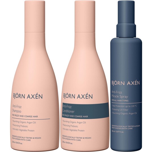 Björn Axen Anti-Frizz Bundle Shampoo 250 ml & Conditioner 250 ml & Spr