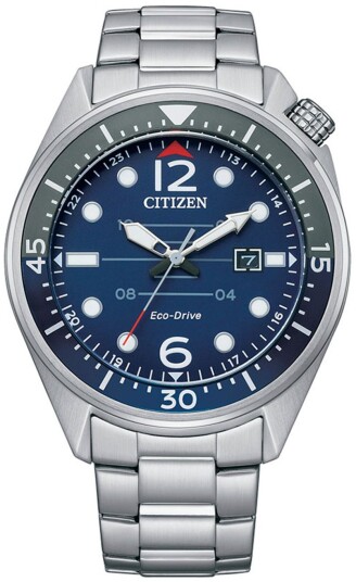 Citizen Herreklokke AW1716 83L Seaplane Blå/Stål Ø44 mm Citizen Herreklokke AW1716 83L Seaplane Blå/Stål Ø44 mm