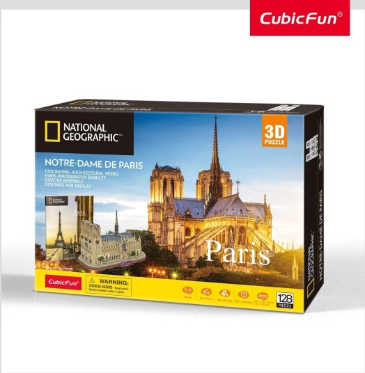 3D-puslespill av Notre Dame De Paris – Morsom og engasjerende aktivitet