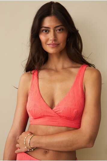 Ellos Collection   Bikini BH med omslagsdesign   Rosa