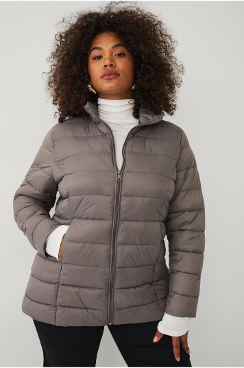 Ellos Plus collection Polstret lettvektsjakke Brun