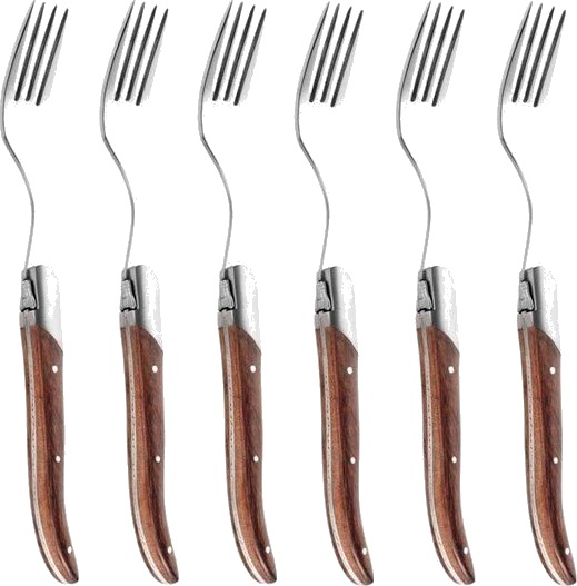 Laguiole Style de Vie Grillgaffel 10,5 cm 6 stk rose Laguiole Style de Vie Grillgaffel 10,5 cm 6 stk rose