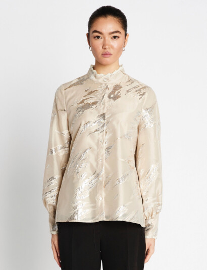 Bruuns Bazaar Plantagobbcharlotta Shirt - Gold - 44