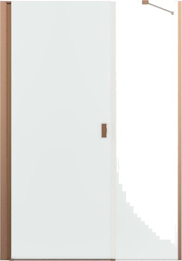 Dusjdør Strømberg Noma 45 med Sidepanel Nisje