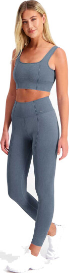 aim´n Washed Denim Seamless Tights Blue XS aim´n Washed Denim Seamless Tights Blue XS