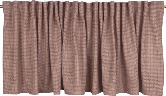 Sissel Gardinkappa 55 cm Beige/Red