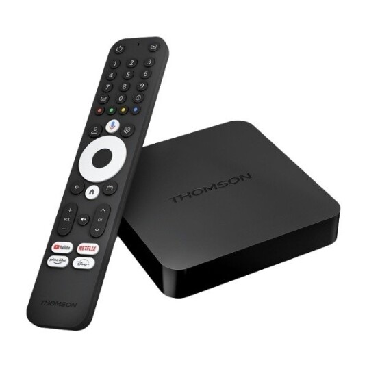Thomson Streaming Box 240 Av-Spiller 2 Gb Ram 8 Gb 4K Uhd 2160P 60 Fps Hdr Svart