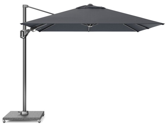 Platinum Voyager T2 parasoll Svart/grå exkl. parasollfot 2,7 x 2,7 m Svart