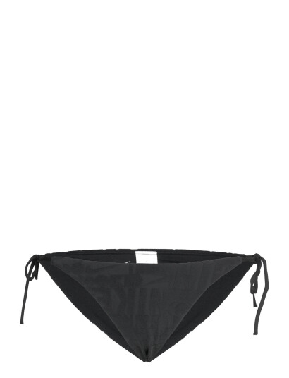 NIKE SWIM Nike Retro Flow Terry Bikini Bottom - Black - S