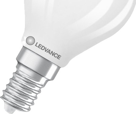 Ledvance Led Krone Mat 470Lm   3,4W/827 40W E14 Dæmpbar