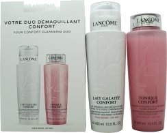 Lancôme Duo Confort Gavesett 400ml Galatée Confort Rensende Melk + 400ml Tonique Confort Hydrerende Toner