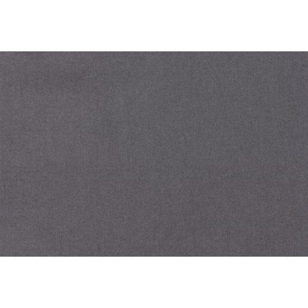 Brændgaard Textile Perlebomull Økologisk Bomullsstoff 063 Mørk Grå 150cm 50cm