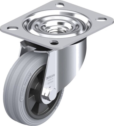 Blickle 339986 Le-Vpp 80R-Sg Hjul - Hjuldiameter 80 Mm - Bæreevne (Maks.) 50 Kg - 1 Stk