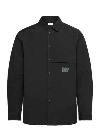WOOD WOOD Wwaxl Boyscout Shirt - Black - XXS