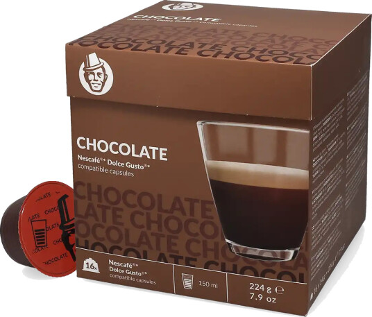 Kaffekapslen | Varm Sjokolade 16 kapsler til Dolce Gusto