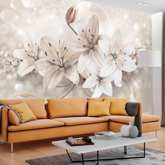 Fototapet Diamond Lilies 350x245 - Artgeist sp. z o. o.