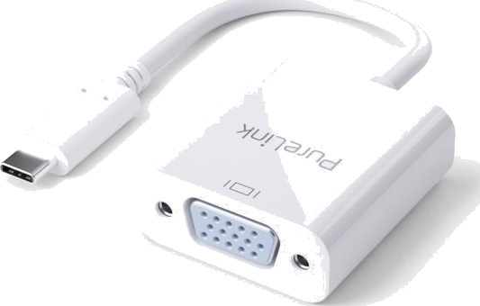 Purelink Usb C Auf Vga Adapter 1200P Iserie Hvit