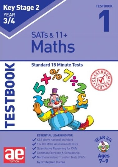 Ks2 Maths Year 3/4 Testbook 1 Av Dr Stephen C Curran